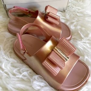 Mini Melissa + Jason Wu Slide Sandals NWT